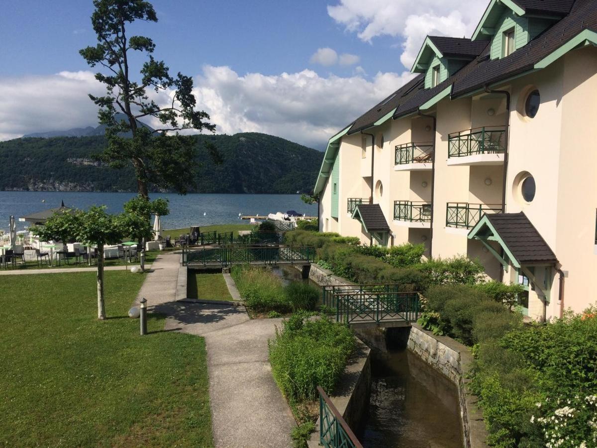 La Baie Des Voiles 3 Chambres 4 A 6 Personnes Au Bord Du Lac Plage Privee Duingt Exteriér fotografie